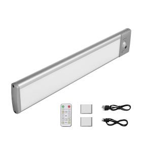 Under Cabinet Lighting, 5 PCS, 68 LED Motion Sensor Lights, Rechargeable Battery Operated Closet Lights with Remote Control