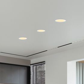 6 Inch LED Recessed Ceiling Lights, 12-Pack Ultra-Thin with Junction Box, 5 Color Temperature Options 2700K-5000K